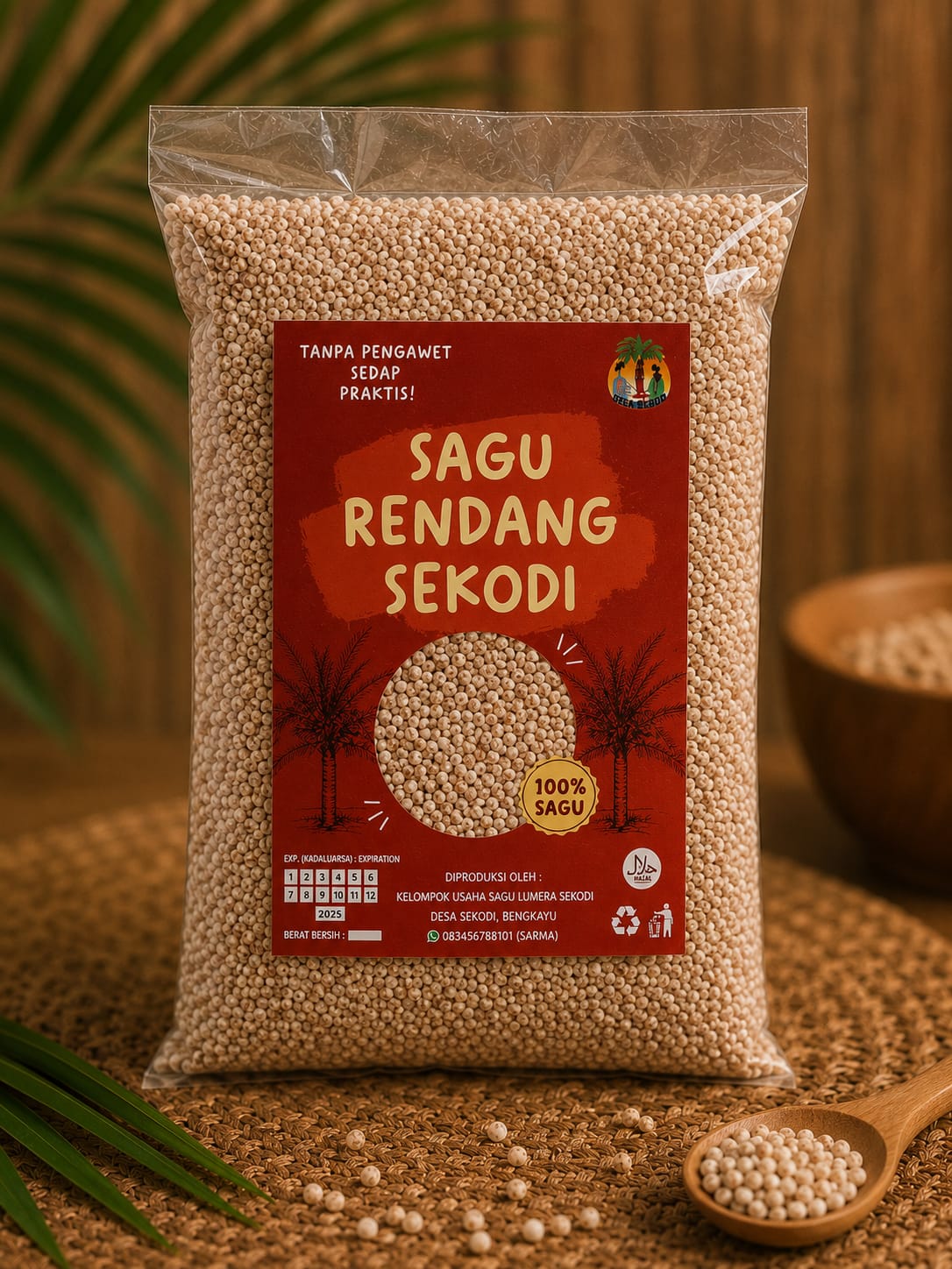 Cara Membuat Sagu Rendang